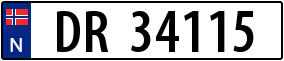 Truck License Plate